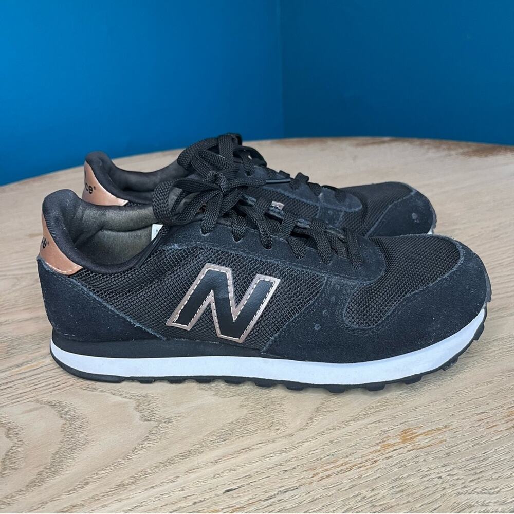 New Balance 311 Sneaker Trainers Black Rose Gold Wonen’s 6.5 - Picture 2 of 14